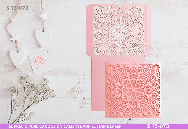 DIY Sobre Corte Laser  S 15-073 DIY Sobre Corte Laser  S 15-073