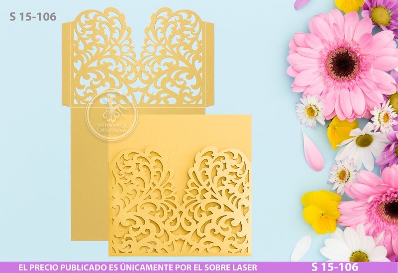 DIY Sobre Corte Laser  S 15-106 DIY Sobre Corte Laser  S 15-106