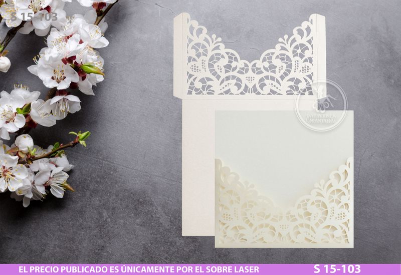 DIY Sobre Corte Laser  S 15-103 DIY Sobre Corte Laser  S 15-103