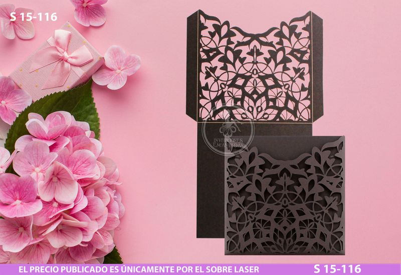DIY Sobre Corte Laser  S 15-116 DIY Sobre Corte Laser  S 15-116