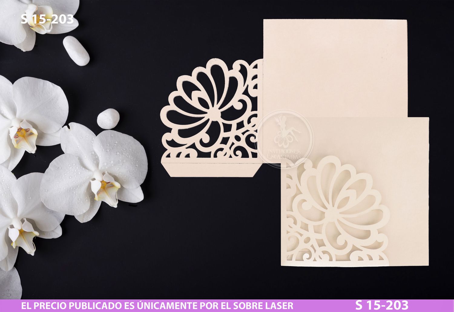 DIY Sobre Corte Laser  S 15-203 Concha