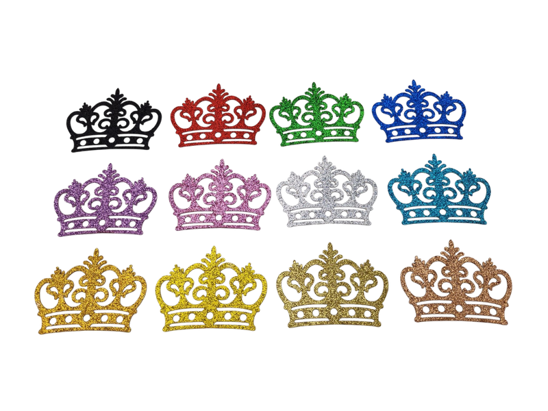 50 Figuras Decoración - Corona 02 - 5x3.5cm
