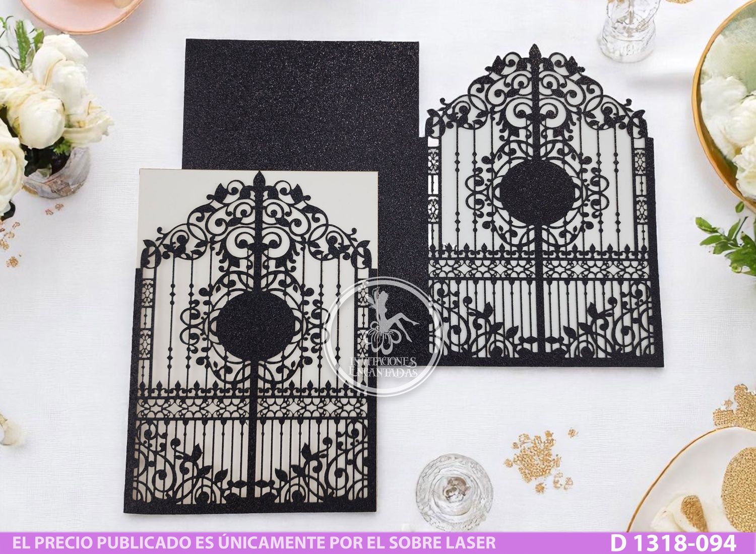 DIY Sobre Corte Laser DIY D 1318-094 reja puerta