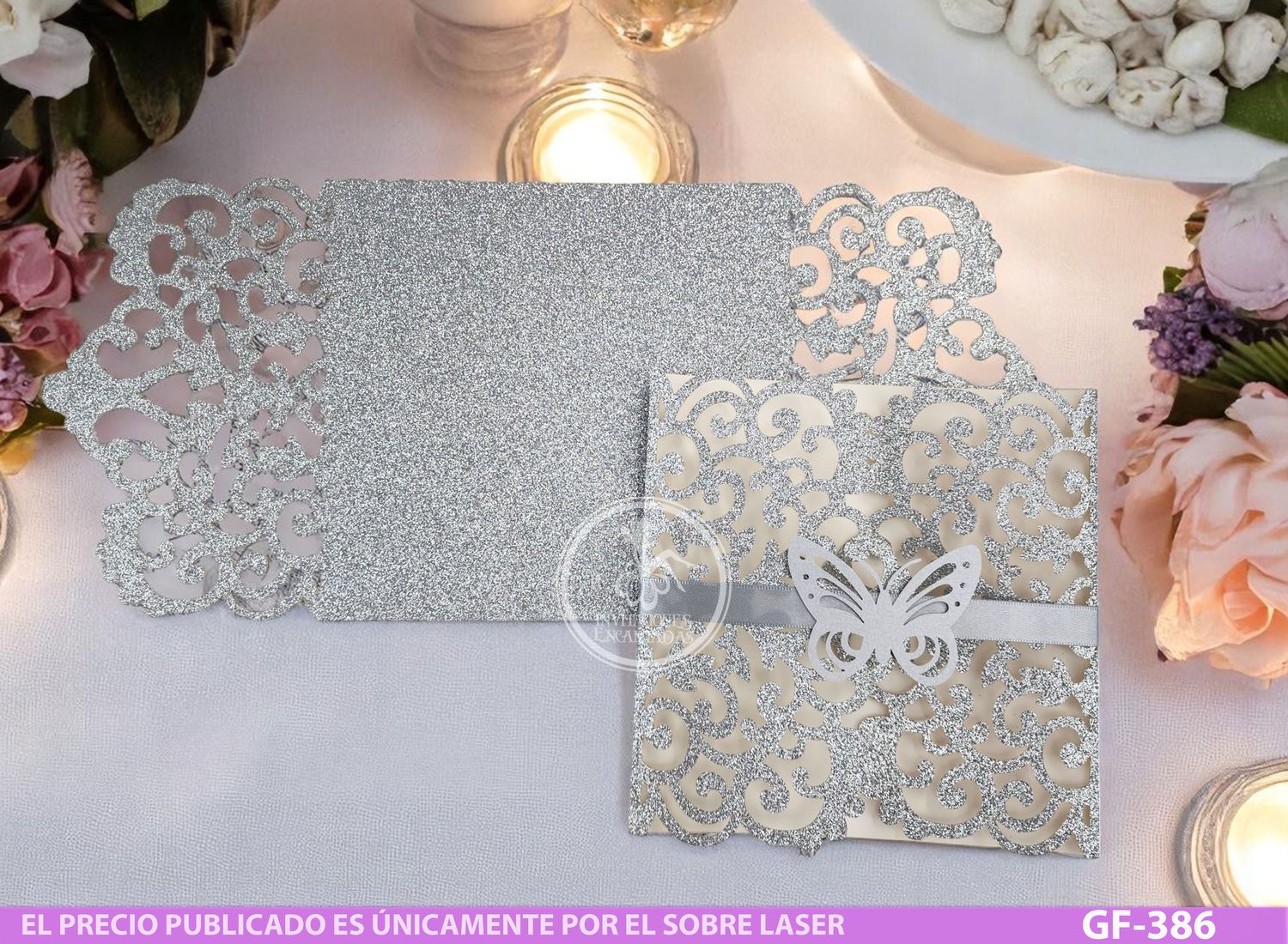 DIY Sobre Corte Laser GF-386 + Mariposa
