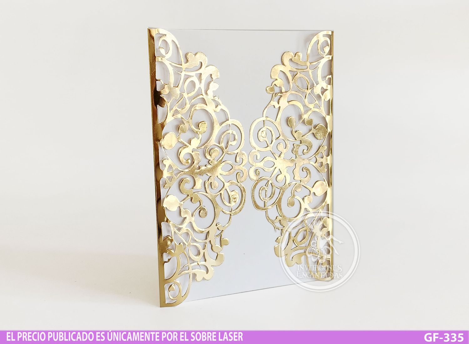 E-DIY Sobre Corte Laser GF-335- 14x19cm