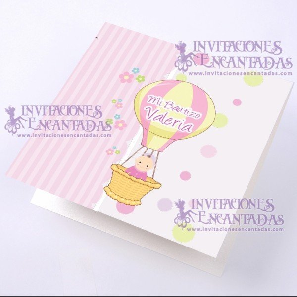 Invitación Bautizo BabySimple 02 Invitación Bautizo BabySimple 02