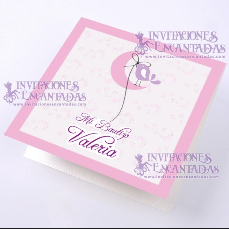 Invitación Bautizo BabySimple 03 Invitación Bautizo BabySimple 03