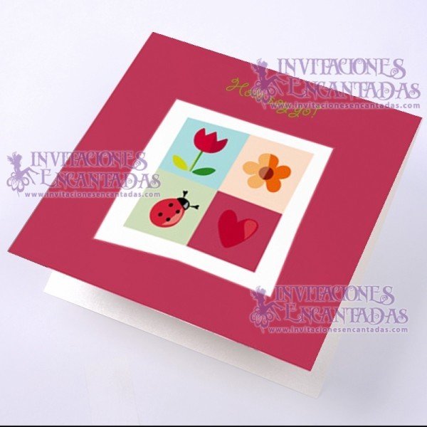 Invitación Bautizo BabySimple 011 Invitación Bautizo BabySimple 011