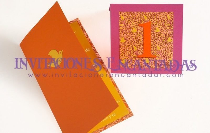 Kit Menu con Numero de Mesa