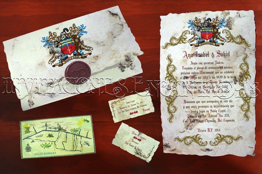Invitación Medieval 18 Invitación Medieval 18