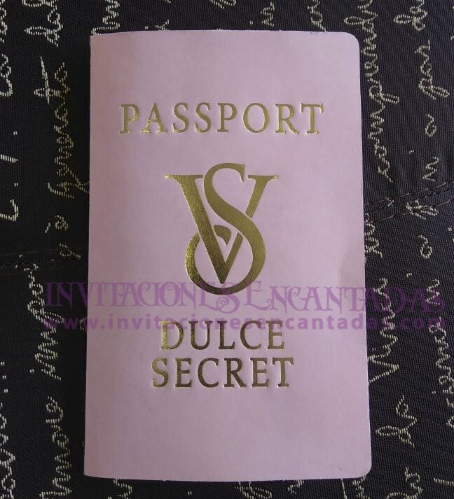 Invitación Pasaporte Victoria Secret 02 Invitación Pasaporte Victoria Secret 02