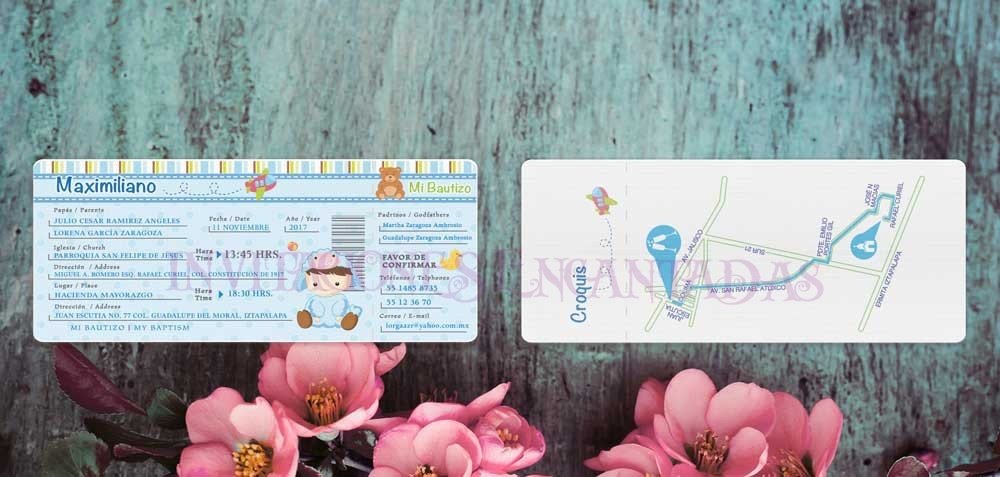 Invitación Ticket 34 Invitación Ticket 34