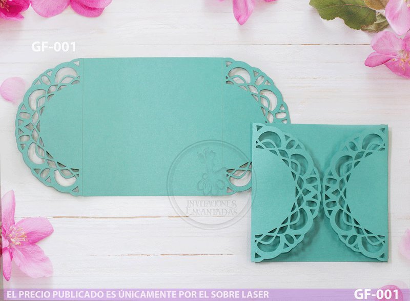 DIY Sobre Corte Laser GF-001