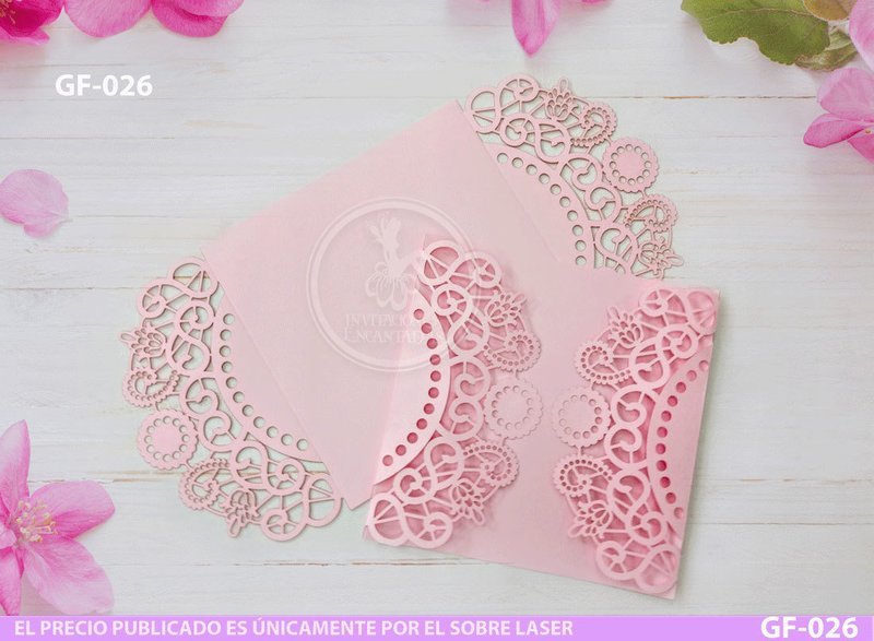 DIY Sobre Corte Laser GF-026