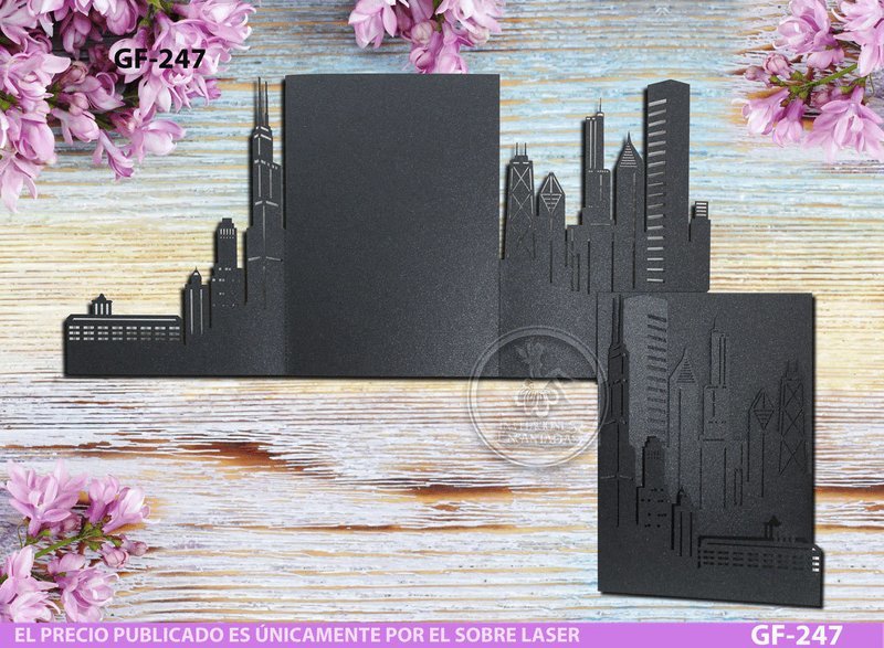 DIY Sobre Corte Laser GF-247