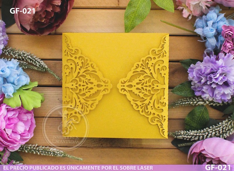 DIY Sobre Corte Laser GF-021 DIY Sobre Corte Laser GF-021