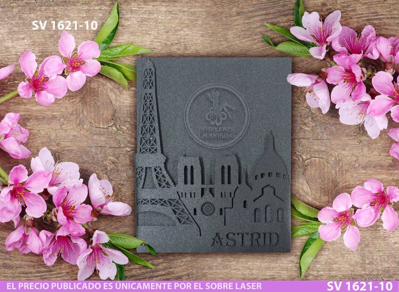 DIY Sobre Corte Laser SV 1621-10 Eiffel