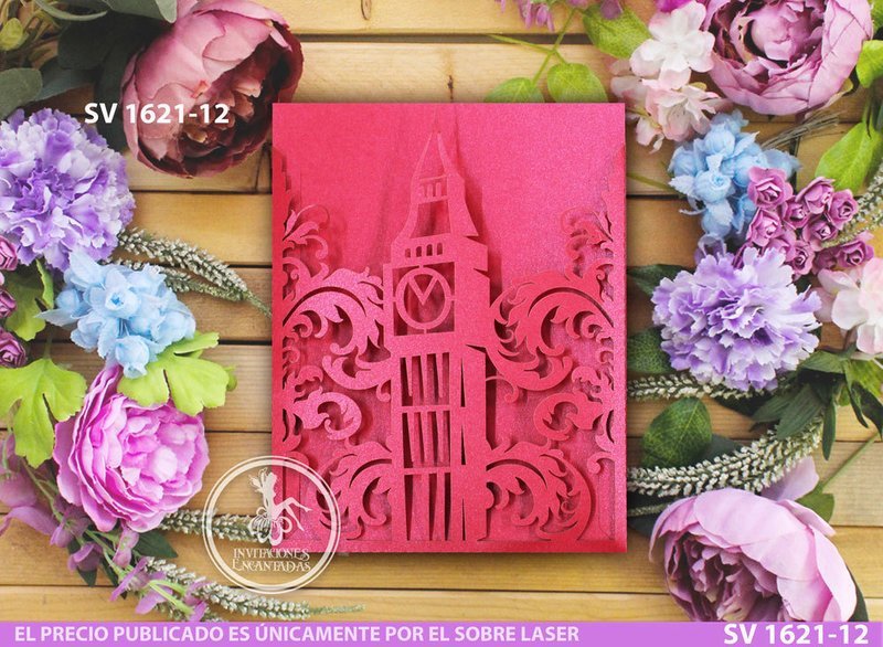 DIY Sobre Corte Laser SV 1621-12 Big Ben