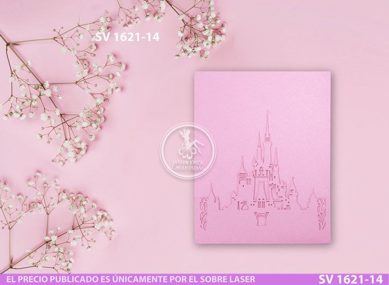 DIY Sobre Corte Laser SV 1621-14 castillo