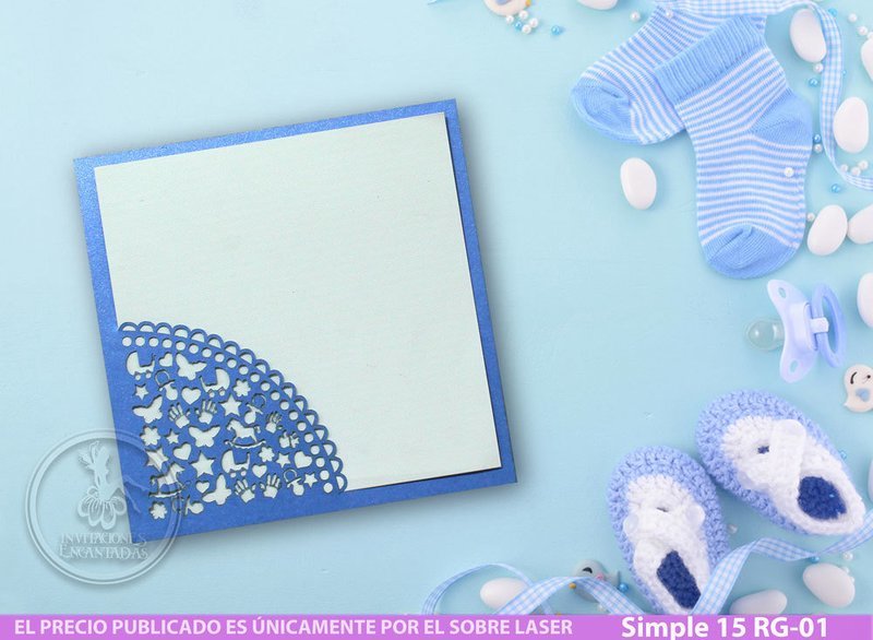 DIY Sobre Corte Laser Simple 15 RLG-01 DIY Sobre Corte Laser Simple 15 RLG-01