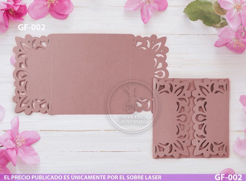 DIY Sobre Corte Laser  GF-002