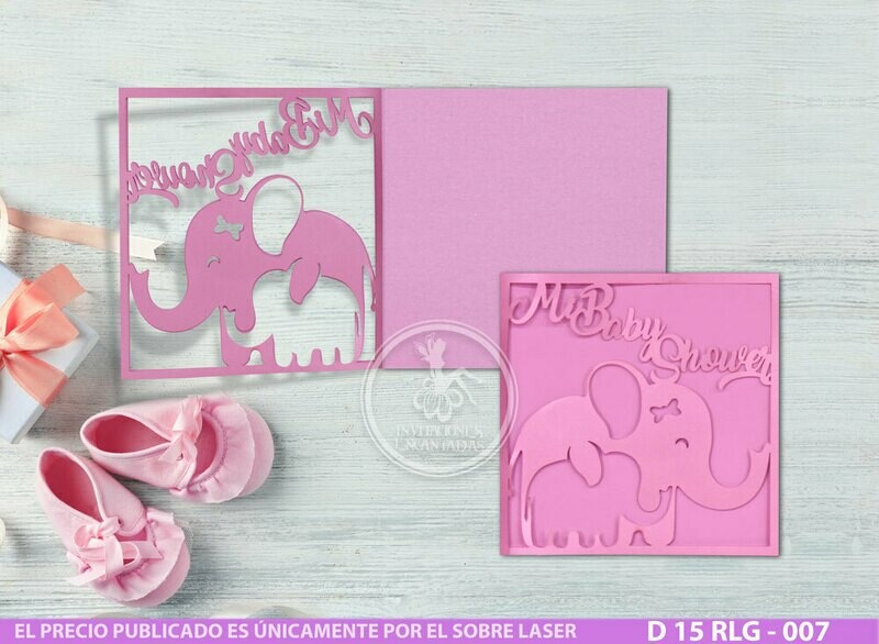 DIY Sobre Corte Laser D 15 RLG-007 - Personalizada DIY Sobre Corte Laser D 15 RLG-007 - Personalizada