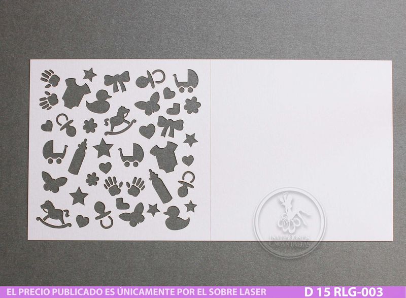 DIY Sobre Corte Laser D-15 RLG-003