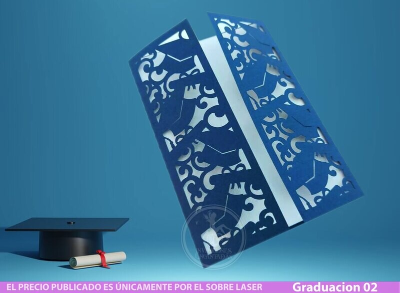 DIY Sobre Corte Laser Graduacion 01