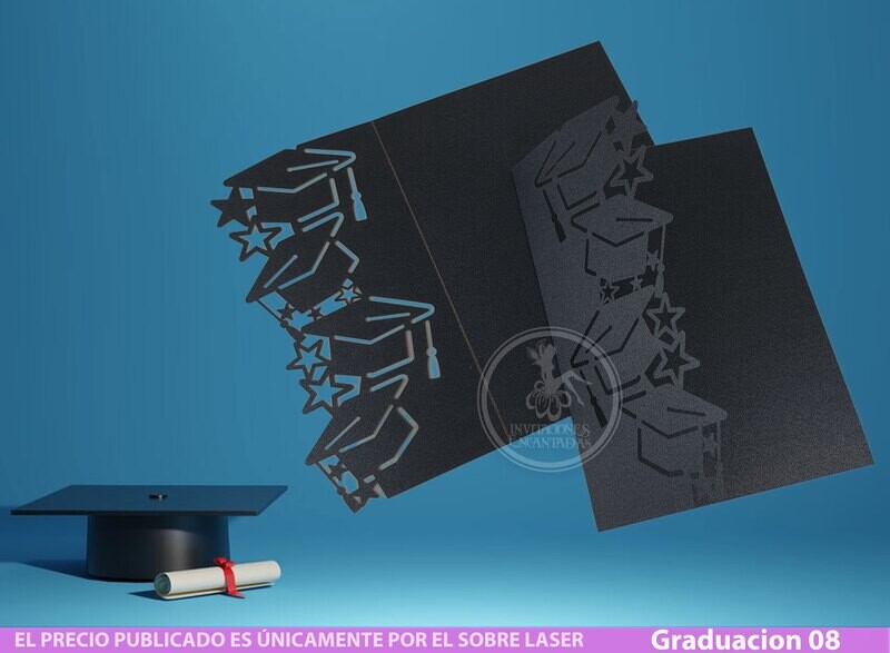 DIY Sobre Corte Laser Graduacion 08