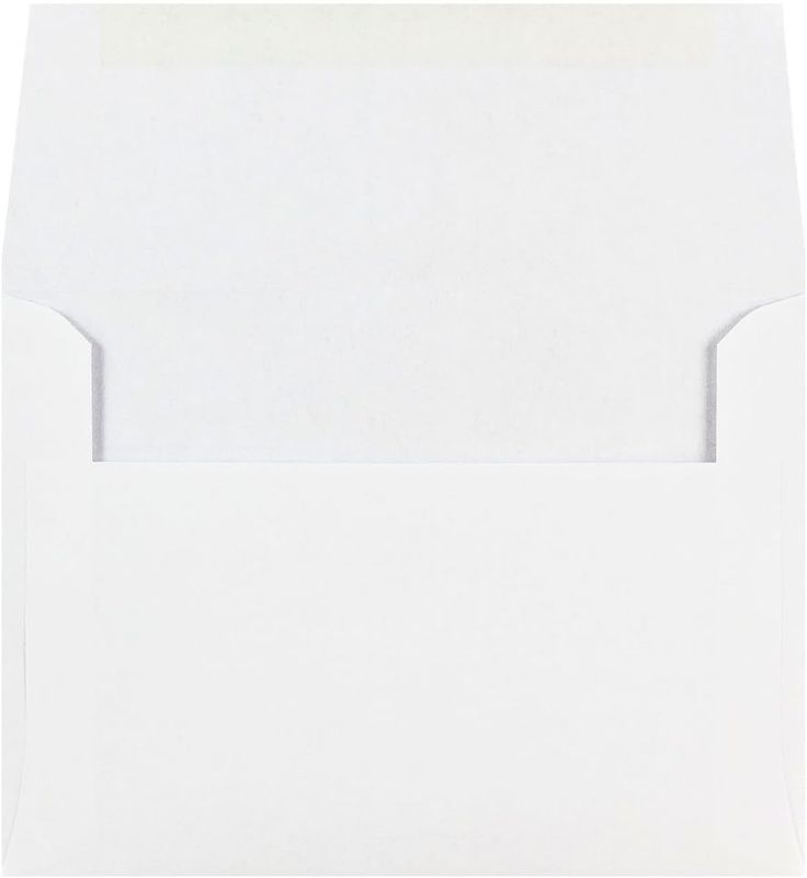 25 Sobres rectangulares Solapa recta 15x22cm Cartulina Mate burano 220g