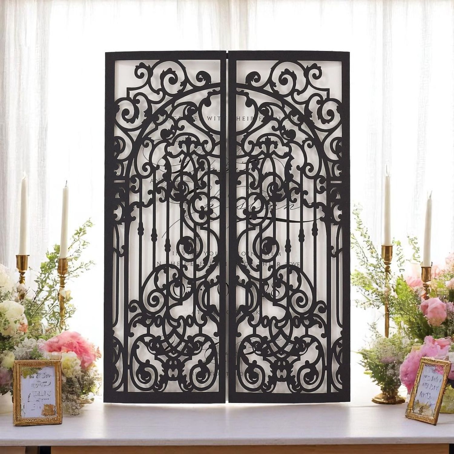 DIY Sobre Corte Laser GFR-031 Rejas Puertas