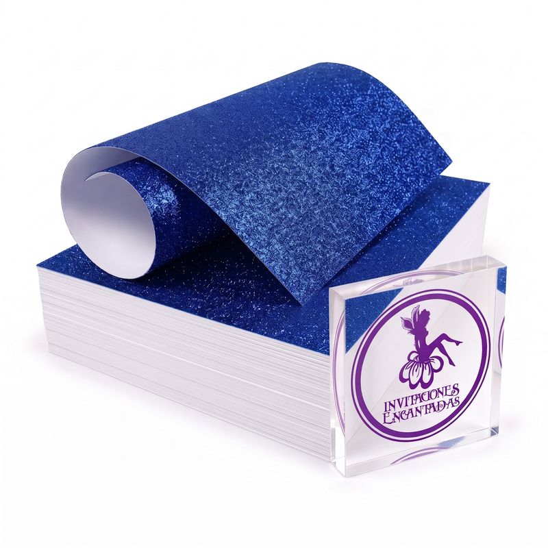 Pliego cartulina glitter 50x65cm 280g