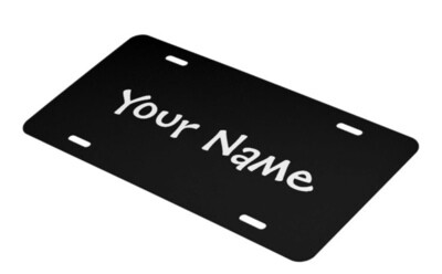 Custom License Plate