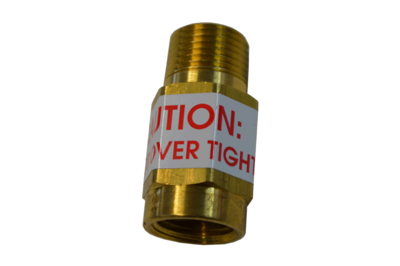 Check Valve, Foam Injection