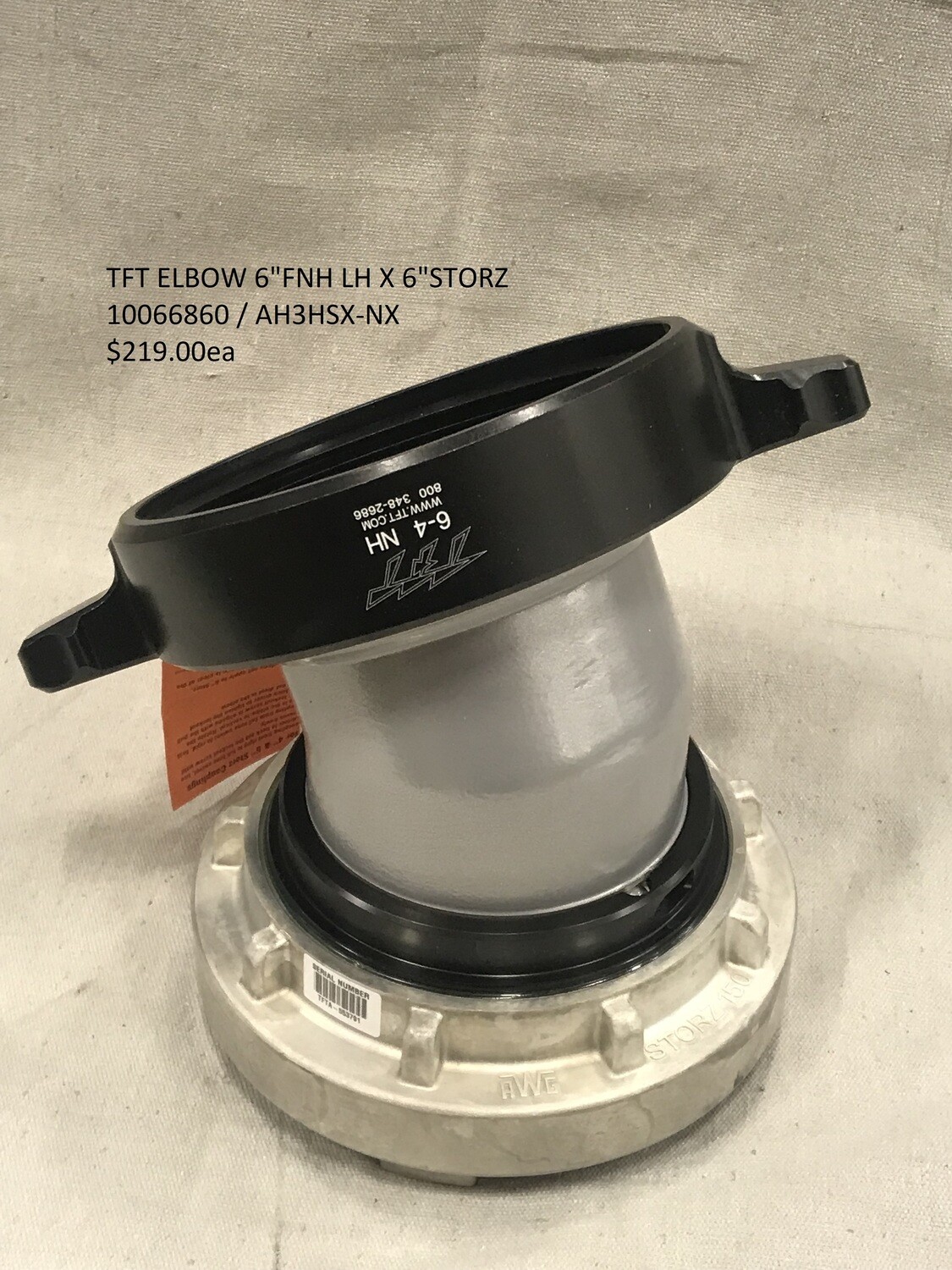 TFT ELBOW, 6&quot; FNH LH x 6&quot; STORZ