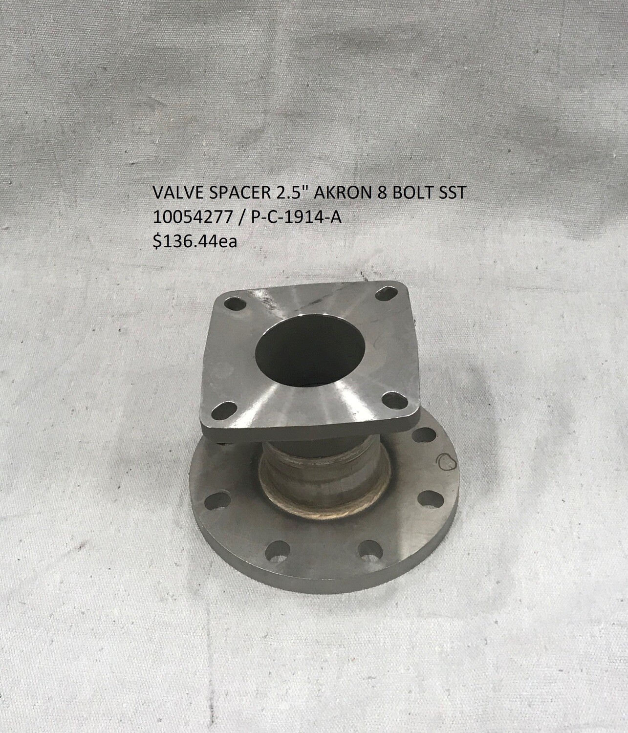 VALVE SPACER 2.5&quot; AKRON