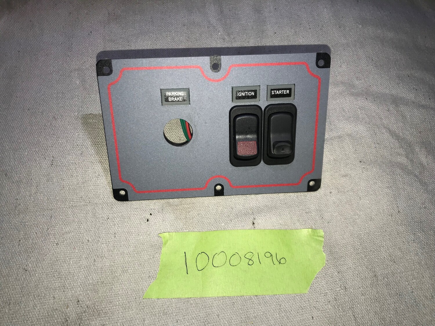 PARK BRAKE PANEL-GREY OVERLAY