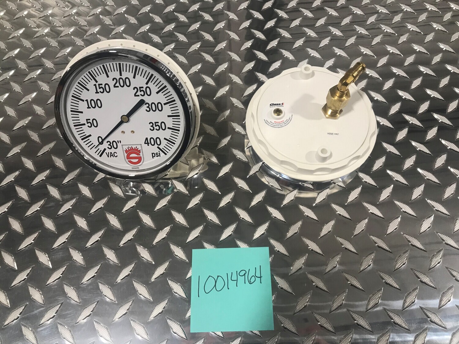 GAUGE liquid fill 4½&quot; -30/+400 W/SUT LOGO