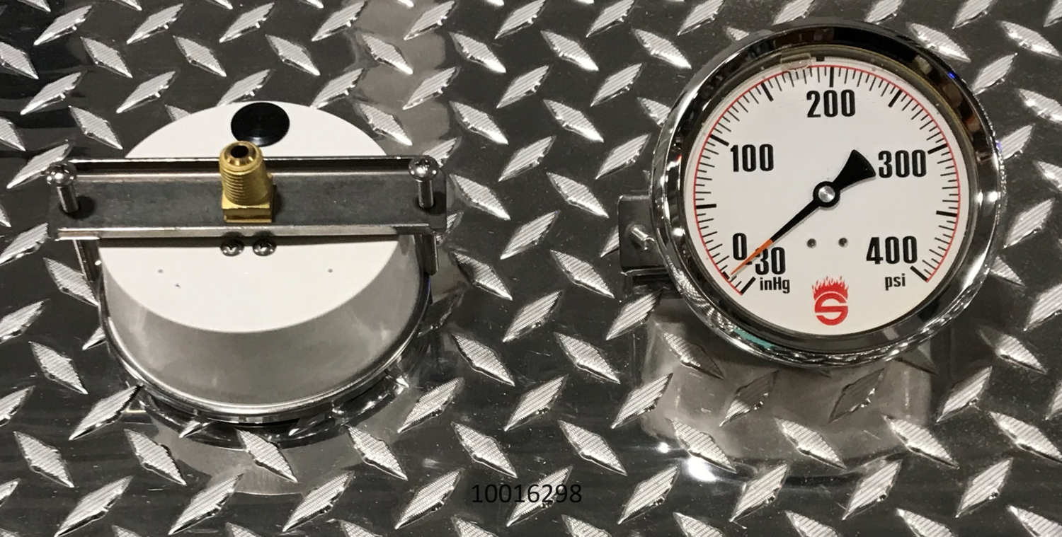 VACUUM PRESSURE GAUGE 4&quot;, -30-400