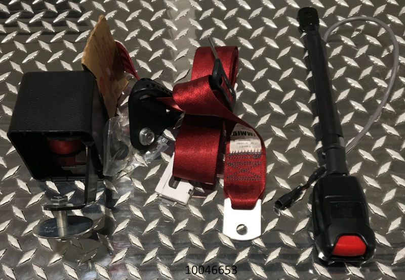 SEAT BELT 3Pt Driver Electric Bucket Redd