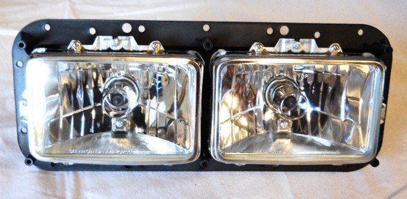 Headlight Assembly, Dual Halogen