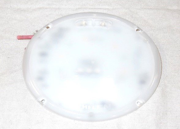 Light, 6&quot; LED Red\Clear Interior