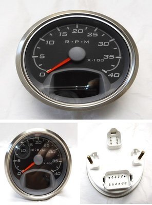 Gauge, Tachometer 0-4000 RPM