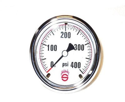 Gauge, 2.5&quot; Panel, 0-400 psi, Sutphen Logo