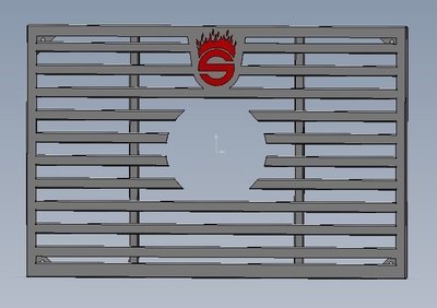Grill, Guardian, Front w/Q2B Cut-out
