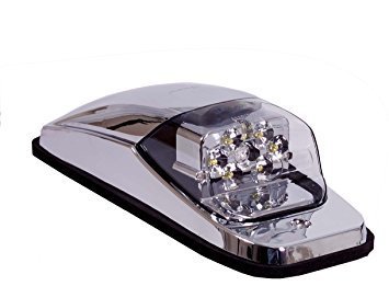 Marker Light, LED Aerodynamic, Amber, Clear Lens