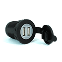 Charger, USB Dual, Power,12 VDC