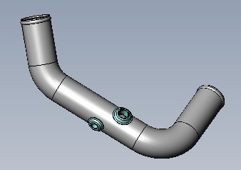Pipe, ISL, Lower Cooler, Hex