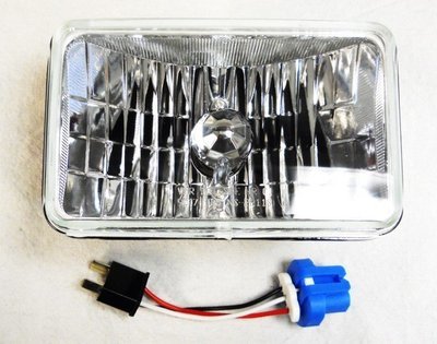 Headlamp, 4x6 Halogen, High/Low Beam(OBS-NO replacement)