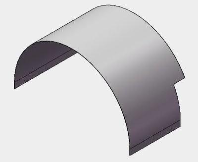 Liner, Rear Fender, Fiberglass